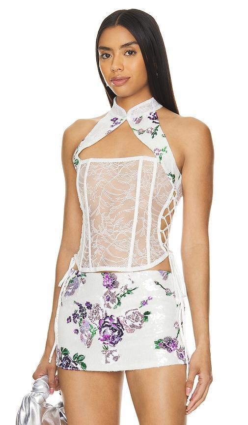 BUSTIER-TOP MIT PAILLETTEN Product Image