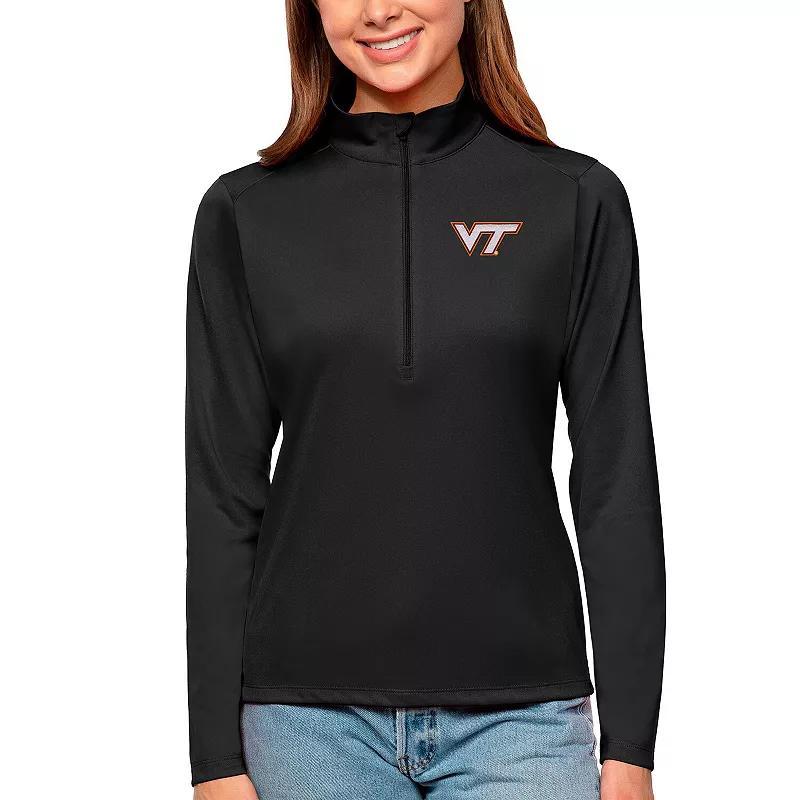 Womens Antigua Northwestern Wildcats Tribute Quarter-Zip Pullover Top Product Image