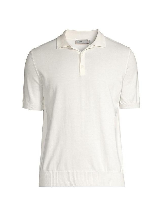 Mens Cotton Polo Shirt Product Image