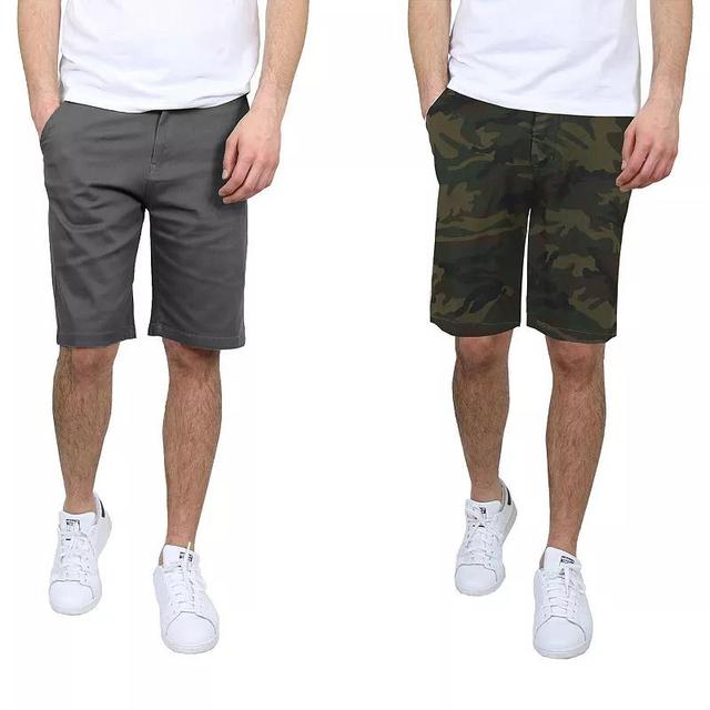 Mens Galaxy 2-Pack 10.5-in. 5-Pocket Flat-Front Slim-Fit Stretch Chino Shorts Product Image