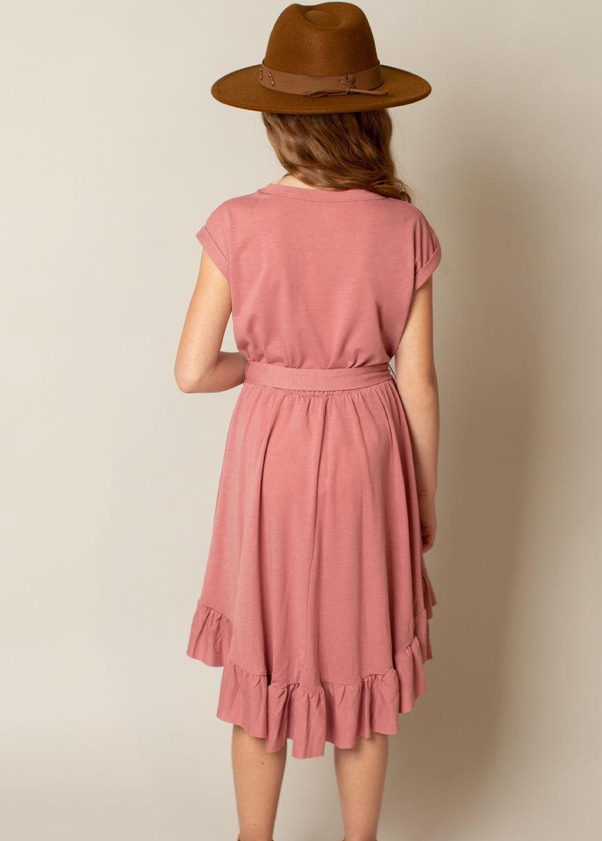 Amoura Dress in Dusty Rose Product Image