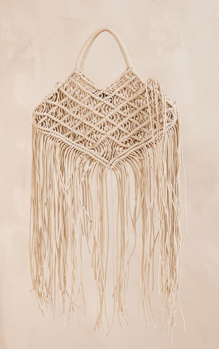 Natural Macrame Tassel Beach Bag Product Image