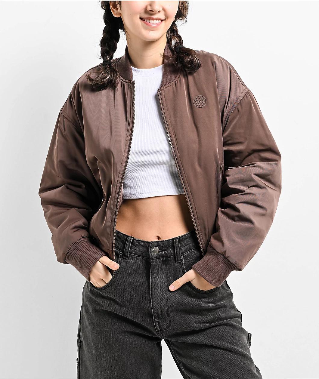 Ninth Hall Orion Brown Bomber Jacket Product Image