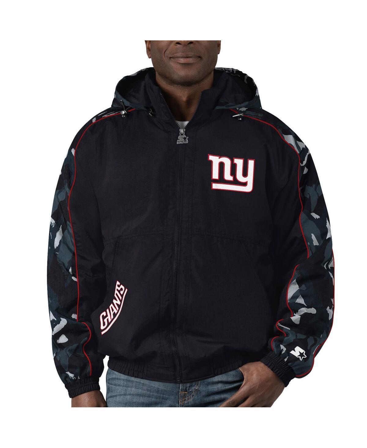 Mens Starter New York Giants Thursday Night Gridiron Full-Zip Hoodie Product Image