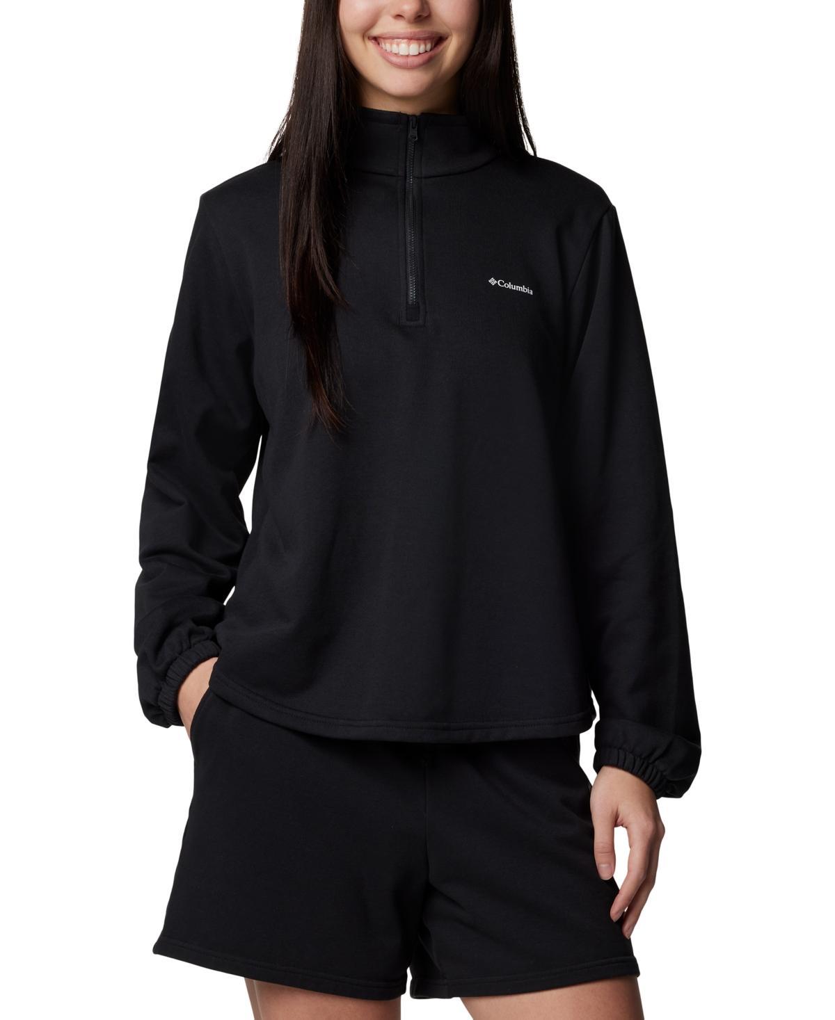 Columbia Womens Trek French Terry Half Zip Sweatshirt Product Image