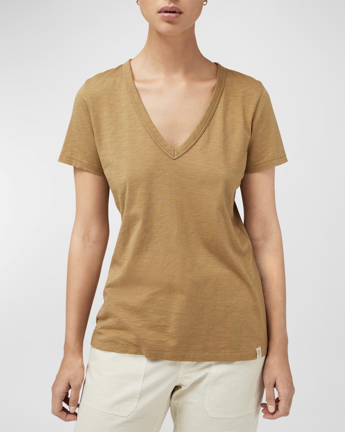 rag & bone The Slub V-Neck Organic Pima Cotton T-Shirt Product Image