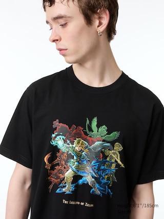 The Legend Of Zelda: Tears Of The Kingdom (Short-Sleeve Graphic T-Shirt) Black Small UNIQLO US Product Image