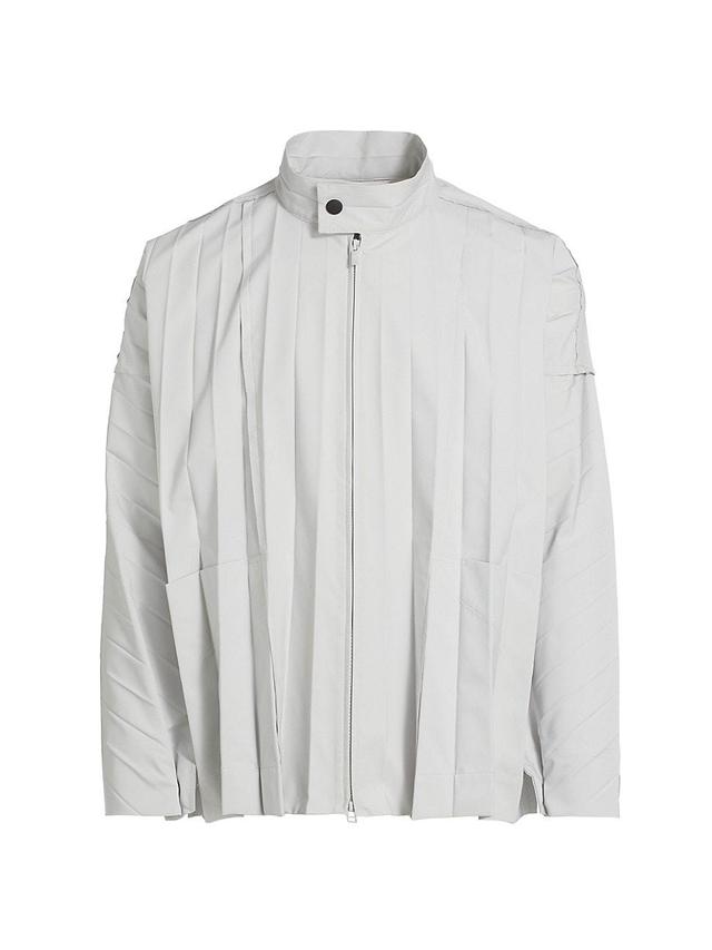 Homme Pliss Issey Miyake Edge Pleated Jacket Product Image