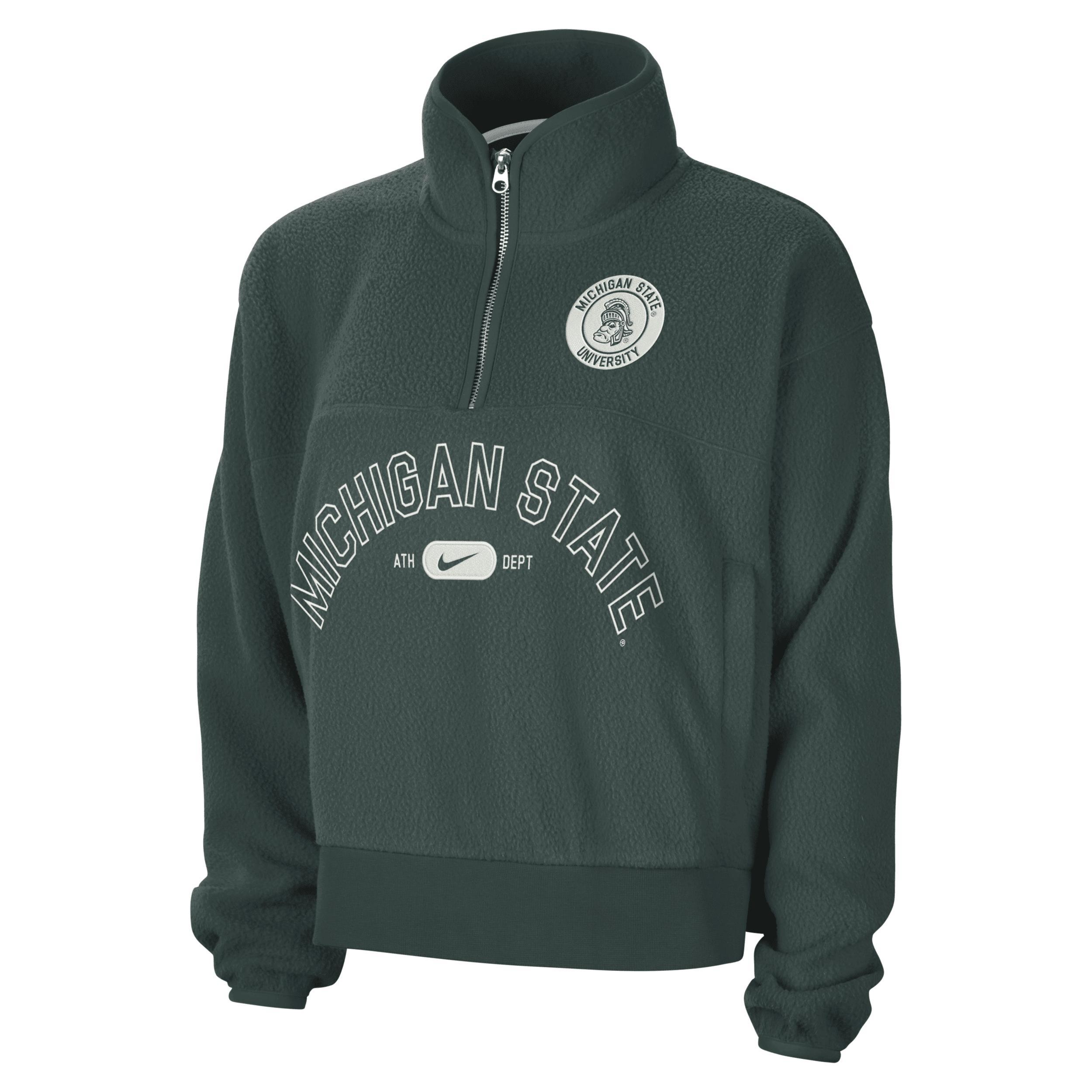 Michigan State Fly Nike Women's College 1/4-Zip Jacket Product Image