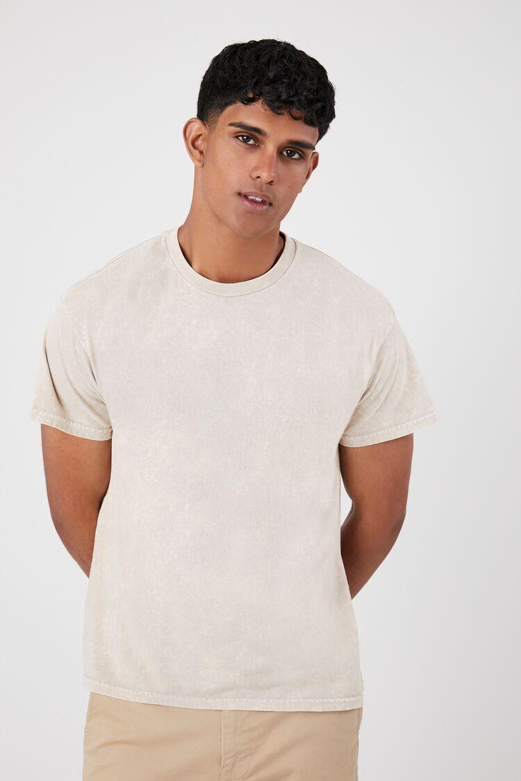 Mineral Wash Crew Tee | Forever 21 Product Image