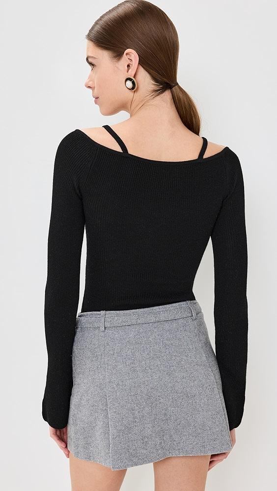 Reformation Romey Regenerative Merino Ribbed Sweater | Shopbop Product Image