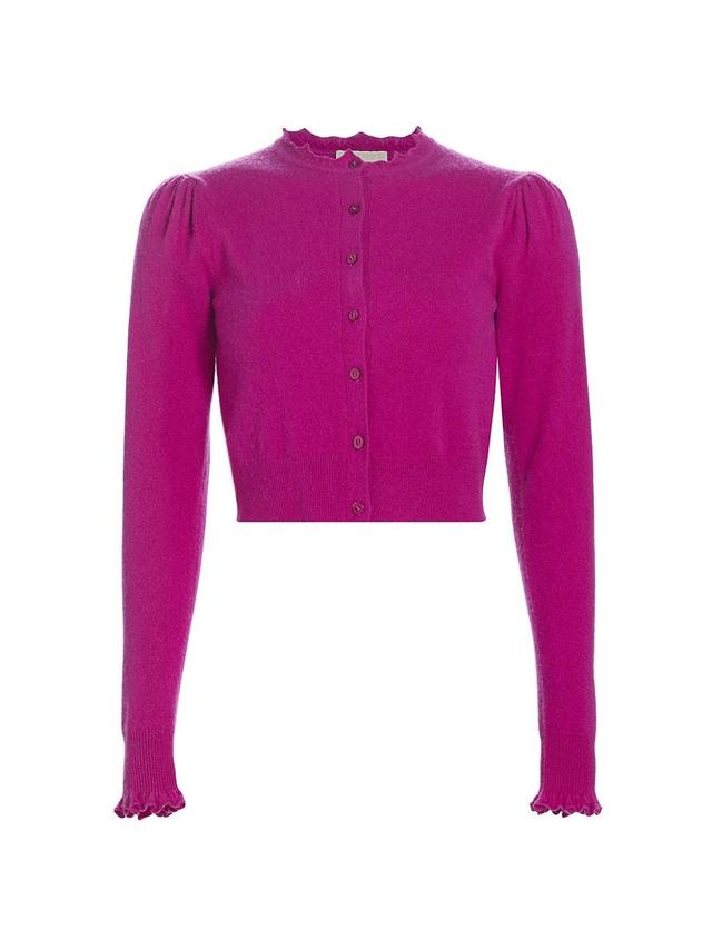 Womens Jana Cashmere Cropped Cardigan Product Image