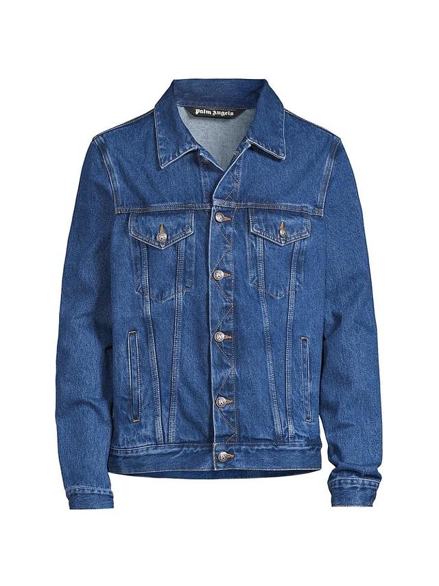 Mens Logo Denim Jacket Product Image