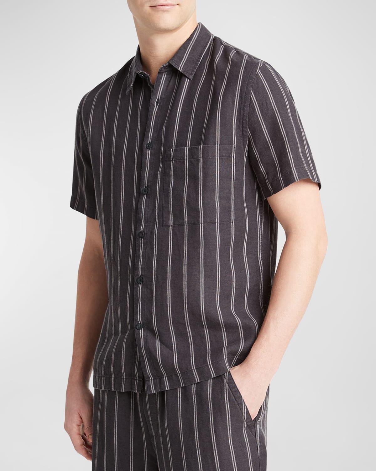 Mens Moonbay Striped Sport Shirt Product Image