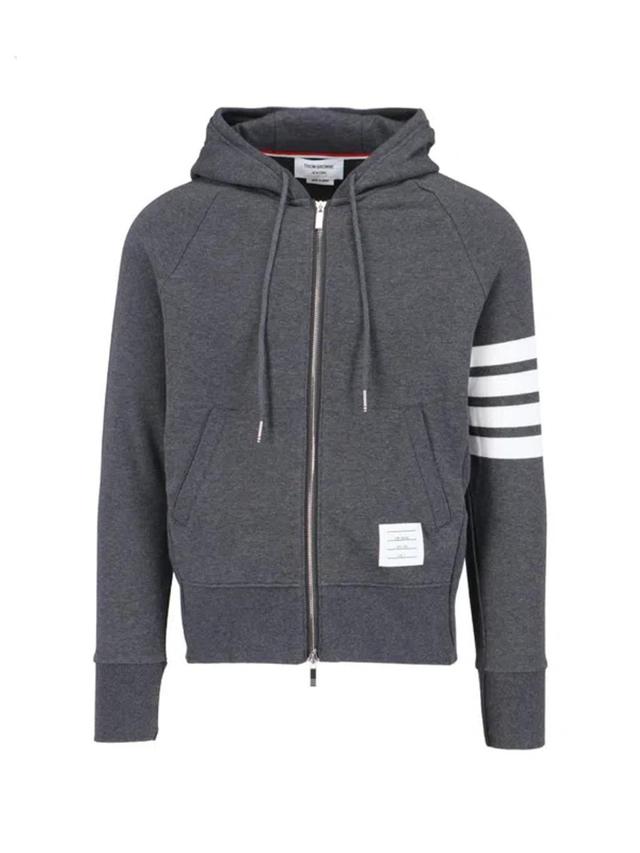 4-bar Zip Sweatshirt In Grey Product Image