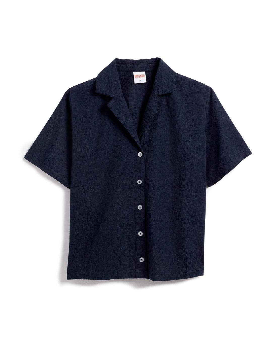 Women's Camp Shirt - Navy Product Image