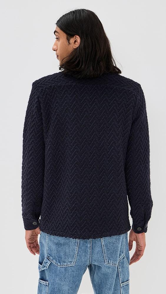 Portuguese Flannel Knitted Herringbone Overshirt | Shopbop Product Image