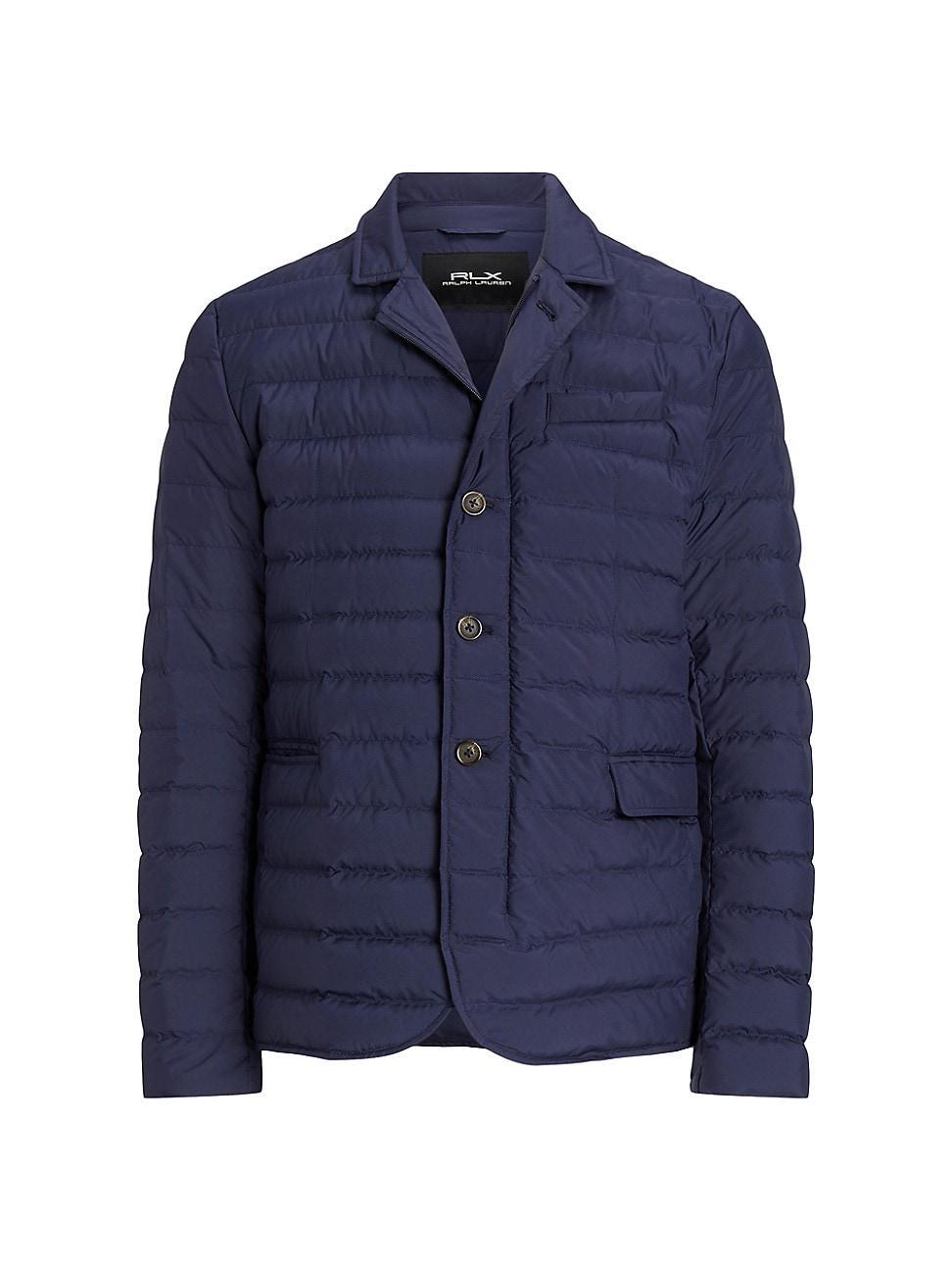 Mens Water-Repellent Crepe Down Jacket Product Image