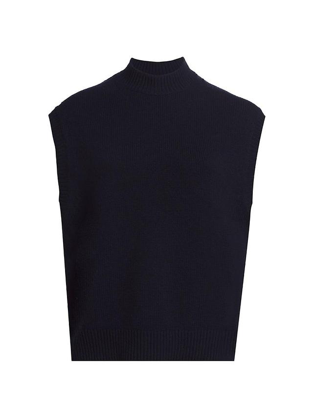 Womens Merritt Cashmere Crewneck Vest Product Image