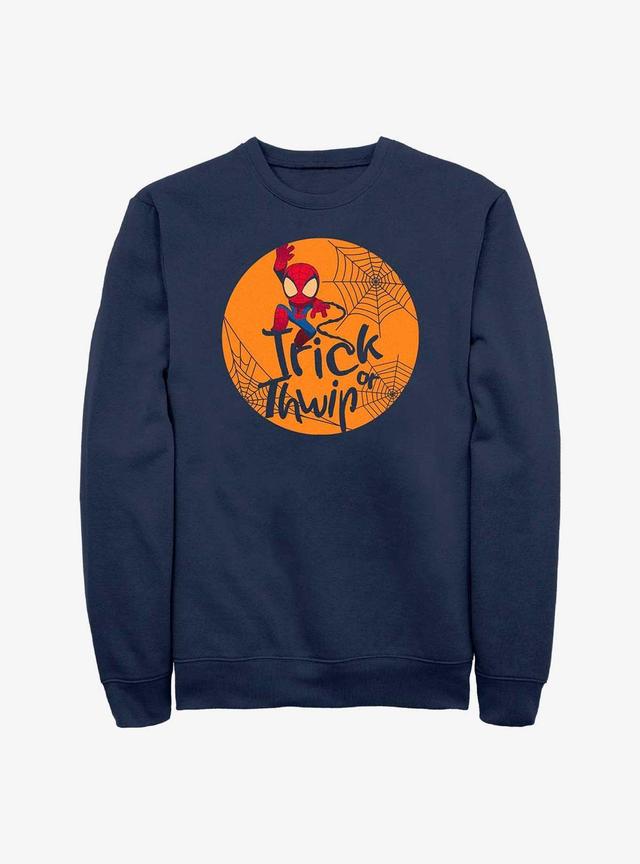 Marvel Spider-Man Halloween Trick Or Thwip Sweatshirt Product Image