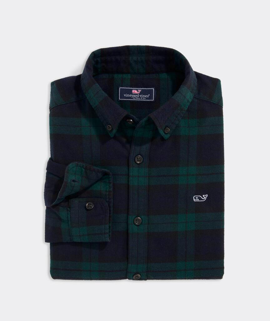 Vineyard Flannel Plaid Shirt Product Image