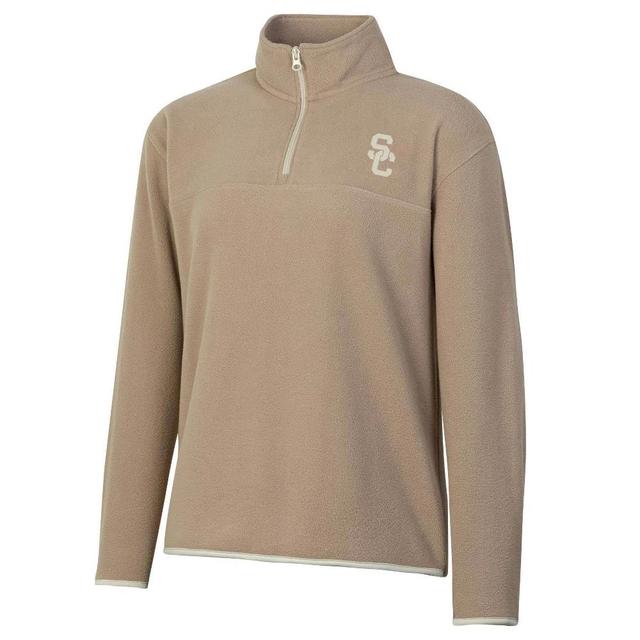 NCAA Colorado State Rams Womens 1/4 Zip Sand Fleece Sweatshirt Product Image