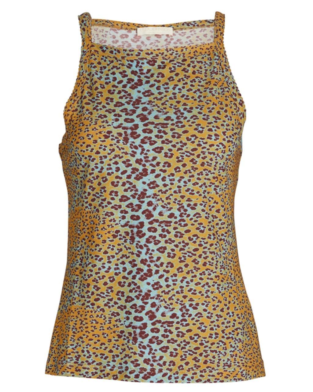 Sidney Leopard-print Cotton Camisole In Multi Product Image