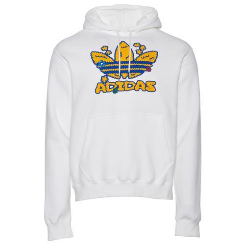 adidas Originals Mens adidas Originals Flower Puff Fleece Pullover Hoodie - Mens Product Image