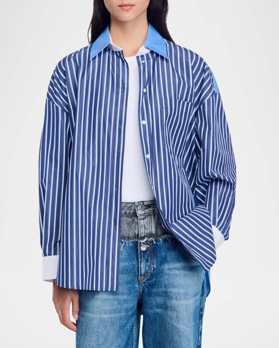 Bogota Striped Button-Front Shirt Product Image