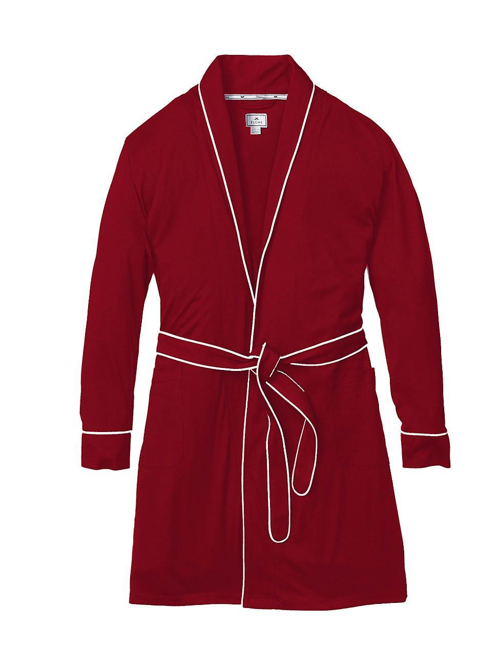 Petite Plume Womens Luxe Pima Cotton Robe Product Image