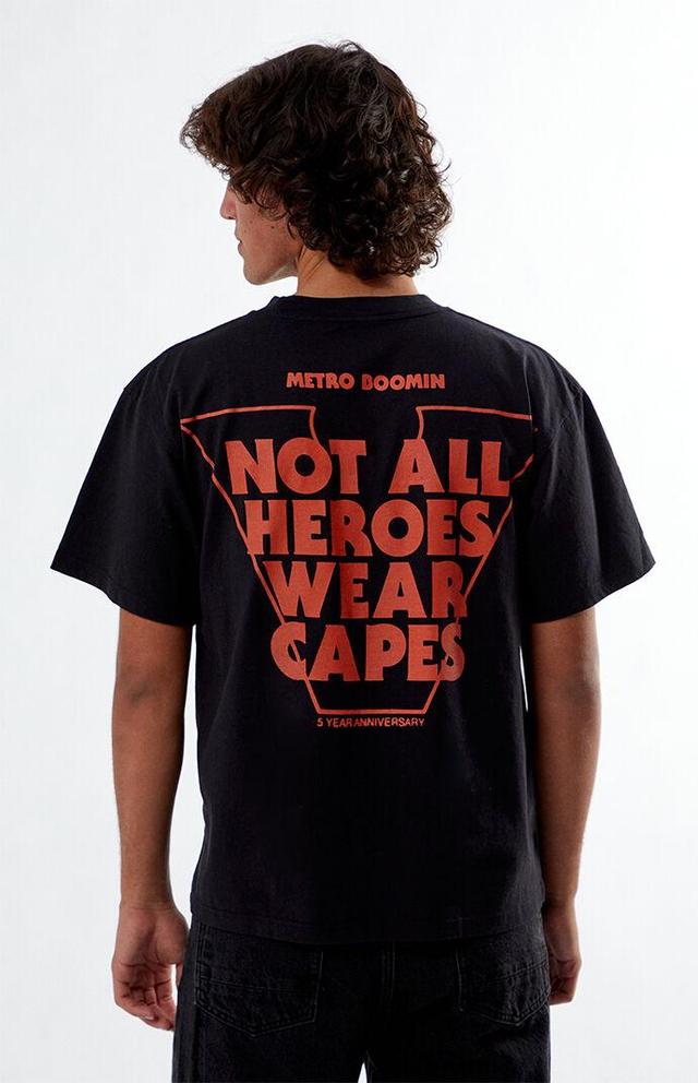 Men's Metro Boomin Not All Heroes Wear Capes T-Shirt Product Image