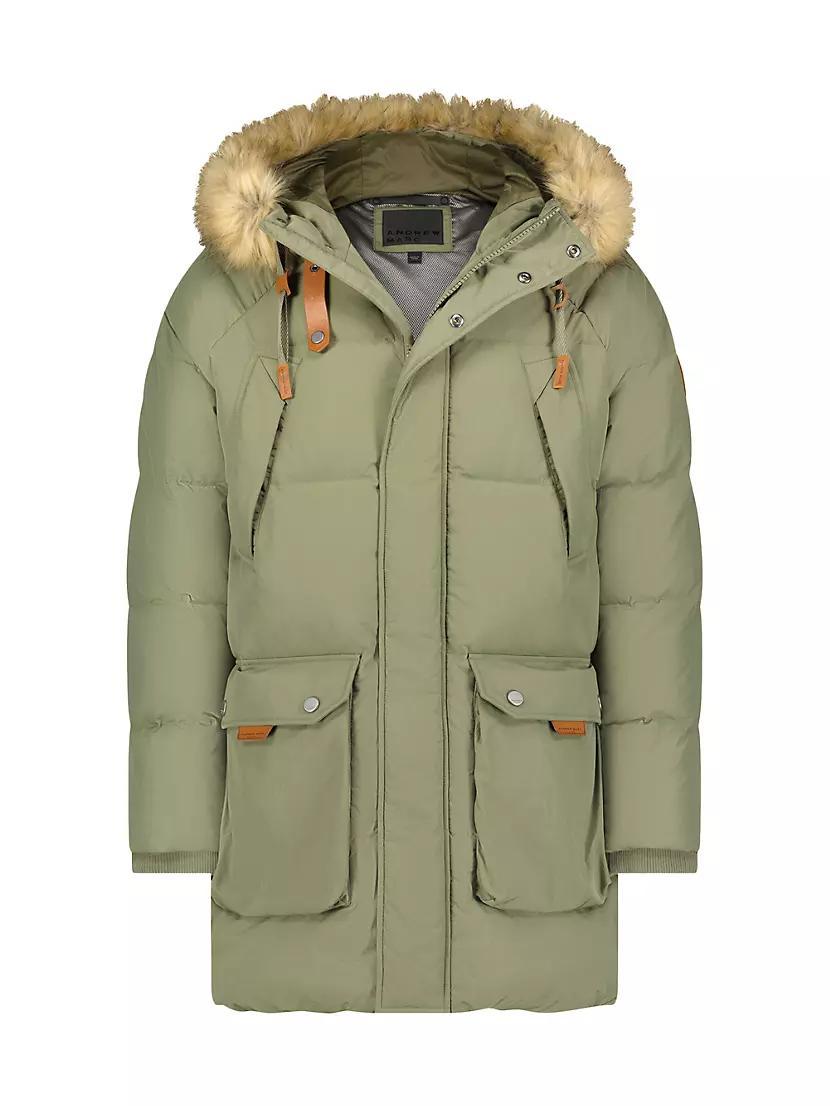 Korsun Faux Fur-Trimmed Down Parka Product Image