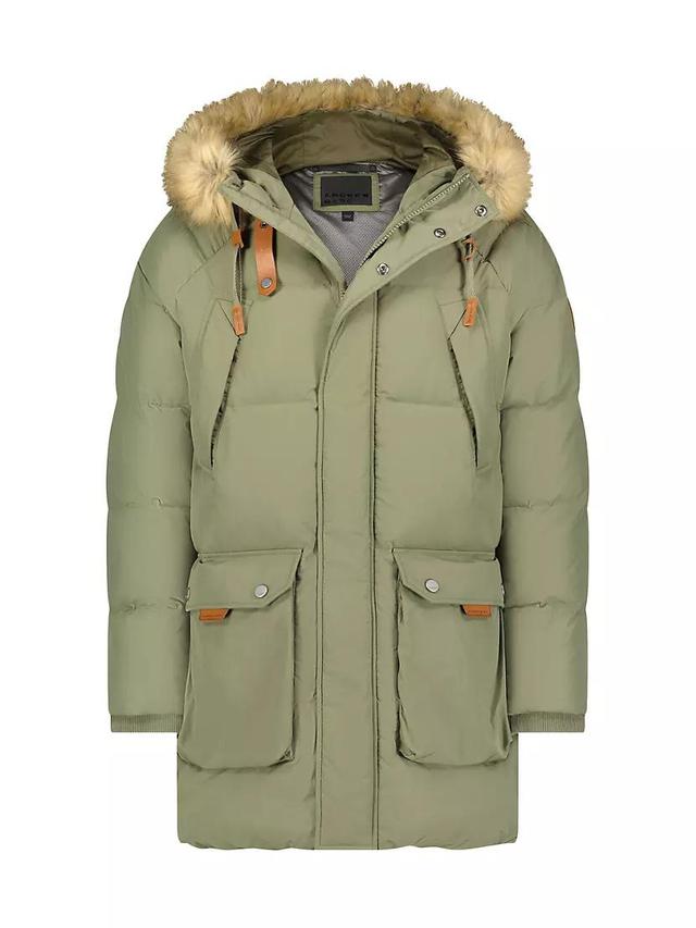 Korsun Faux Fur-Trimmed Down Parka Product Image