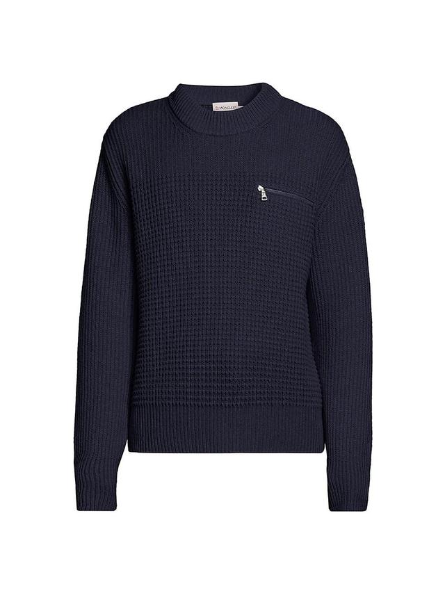 Mens Wool Cashmere Crewneck Sweater Product Image