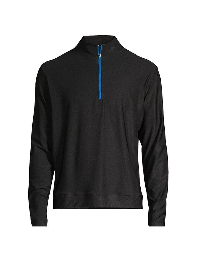 Mens Stacked Skulls Quarter-Zip Sweater Product Image