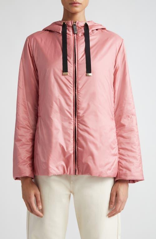 MAX MARA Greenh Insulated Hooded Jacket In Coral Product Image