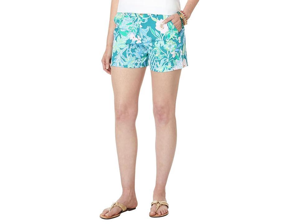 Lilly Pulitzer Callahan Mid-Rise Shorts Hot On The Vine) Women's Jumpsuit & Rompers One Piece Product Image