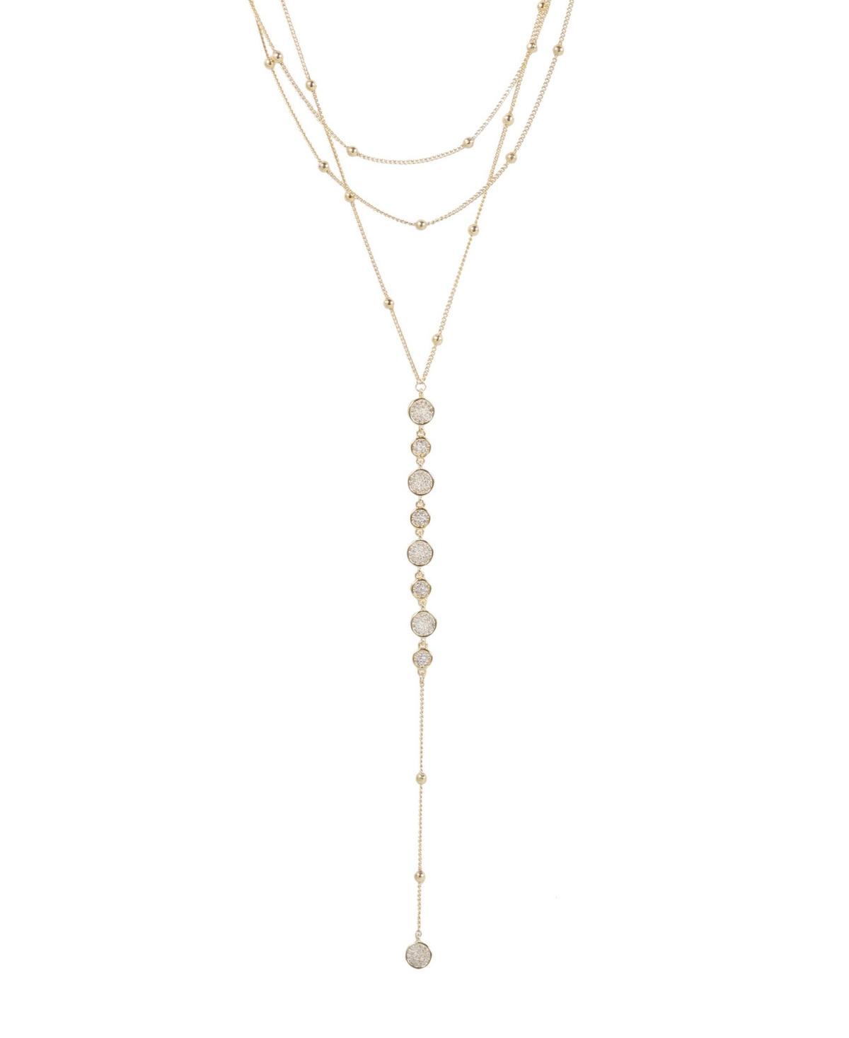 Ettika Bali Dreams Crystal Lariat Necklace, 15 + 5 extender Product Image