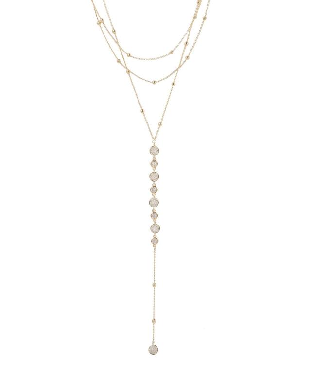 Ettika Bali Dreams Crystal Lariat Necklace, 15 + 5 extender Product Image