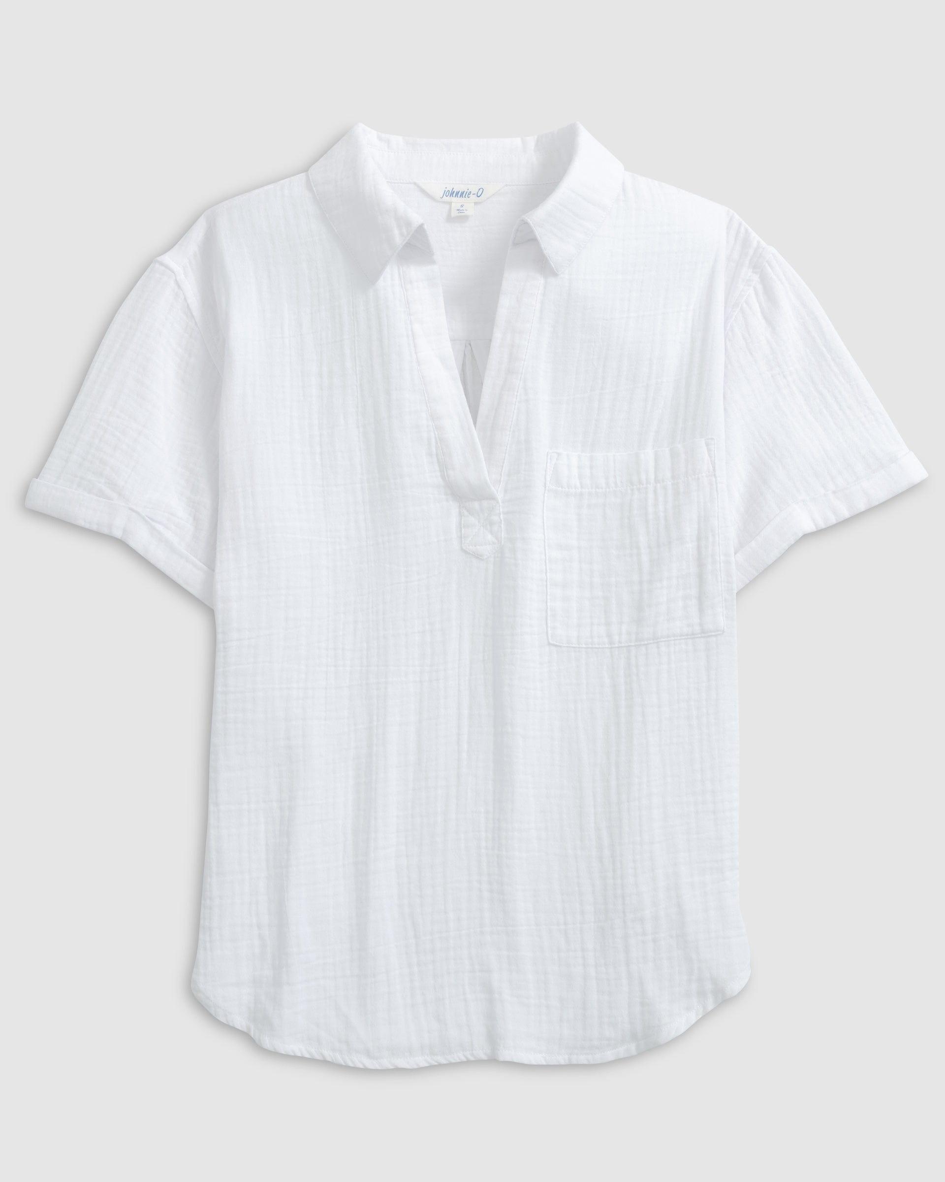 Vita Woven Cotton Shirt Female Product Image