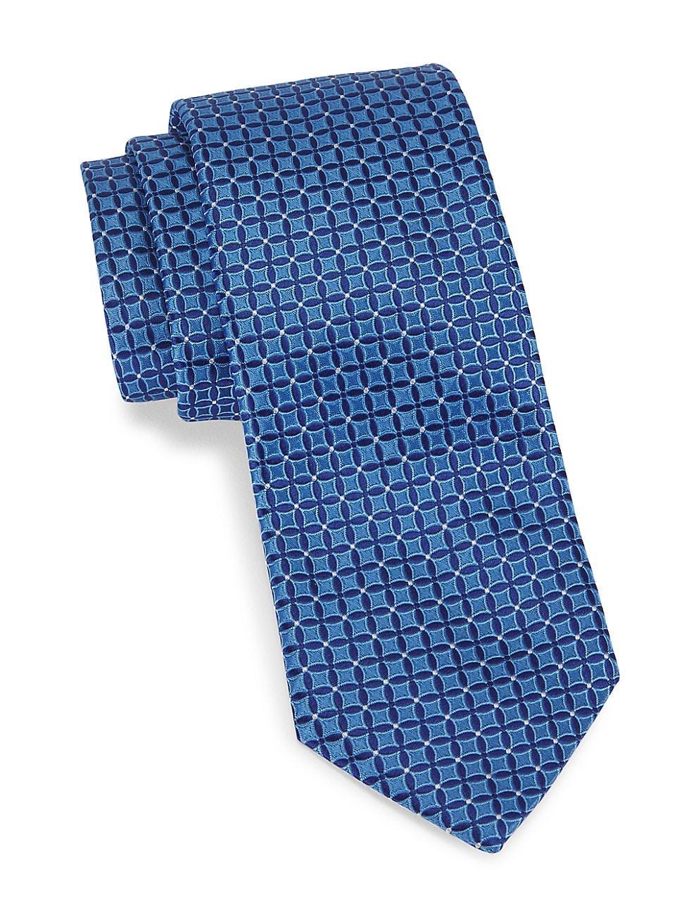 Eton Triangle Neat Silk Tie Product Image