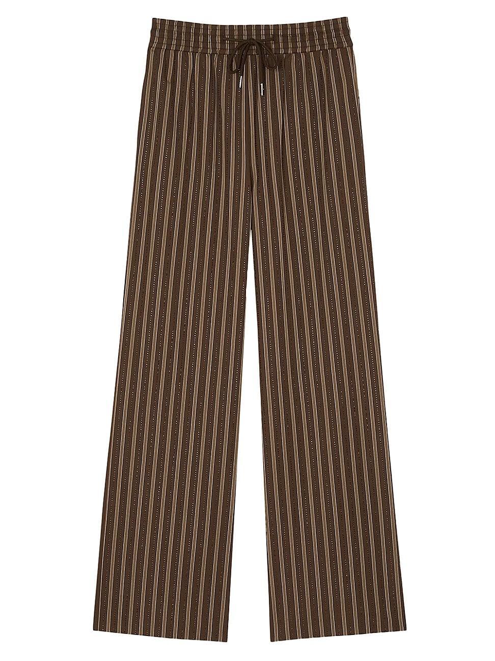 Womens Striped Trousers Product Image