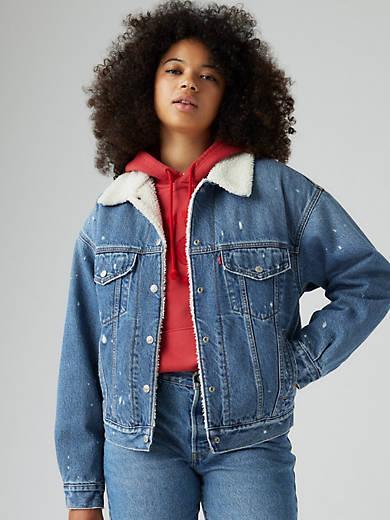 '90s Sherpa Trucker Jacket Product Image