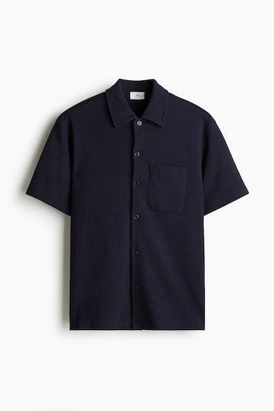 Regular Fit Textured Jersey Shirt Product Image