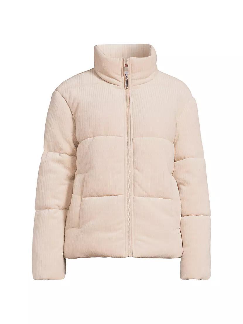 Chenille Corduroy Puffer Jacket Product Image