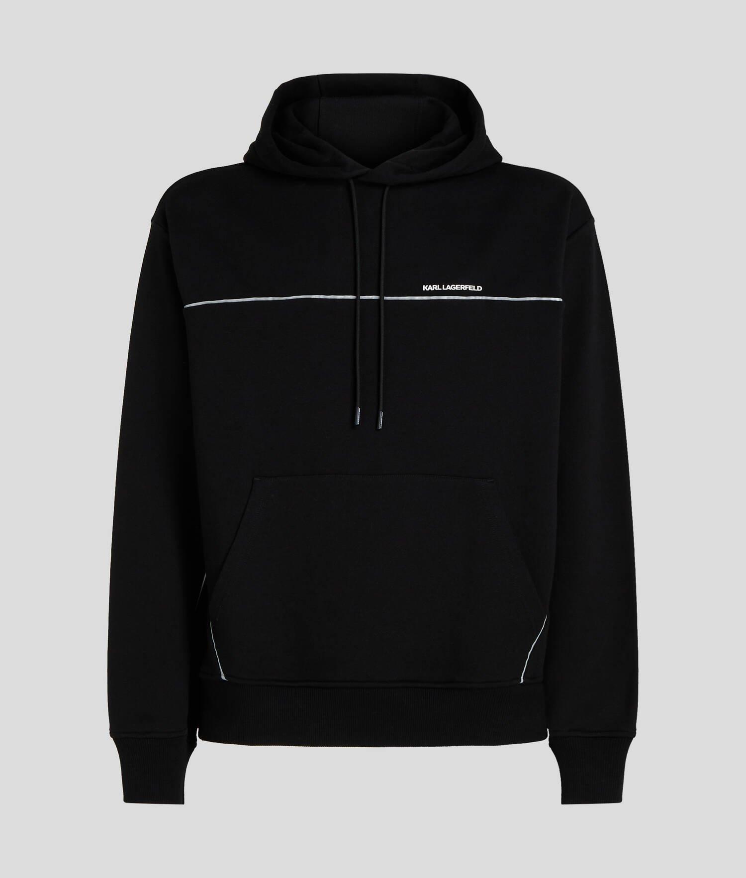 REFLECTIVE PIPE-LINED HOODIE Product Image