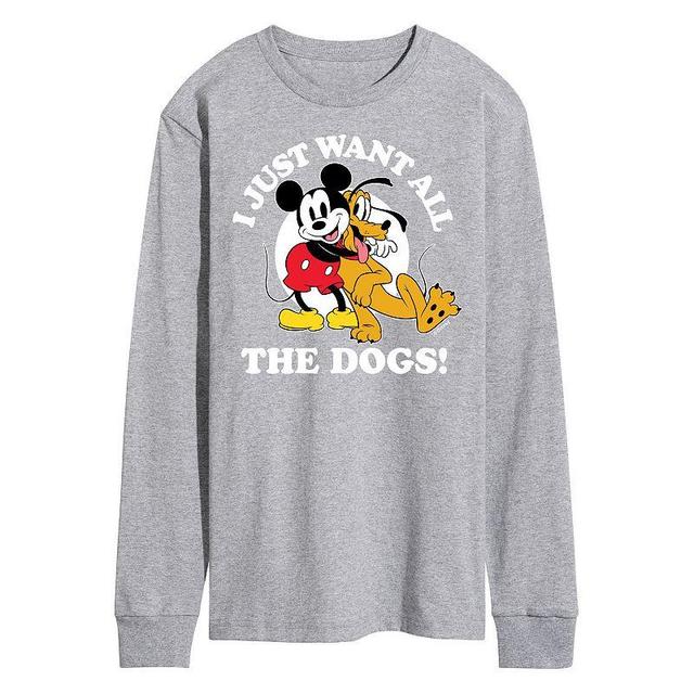 Mens Disneys Mickey & Pluto Want All The Dogs Tee Product Image