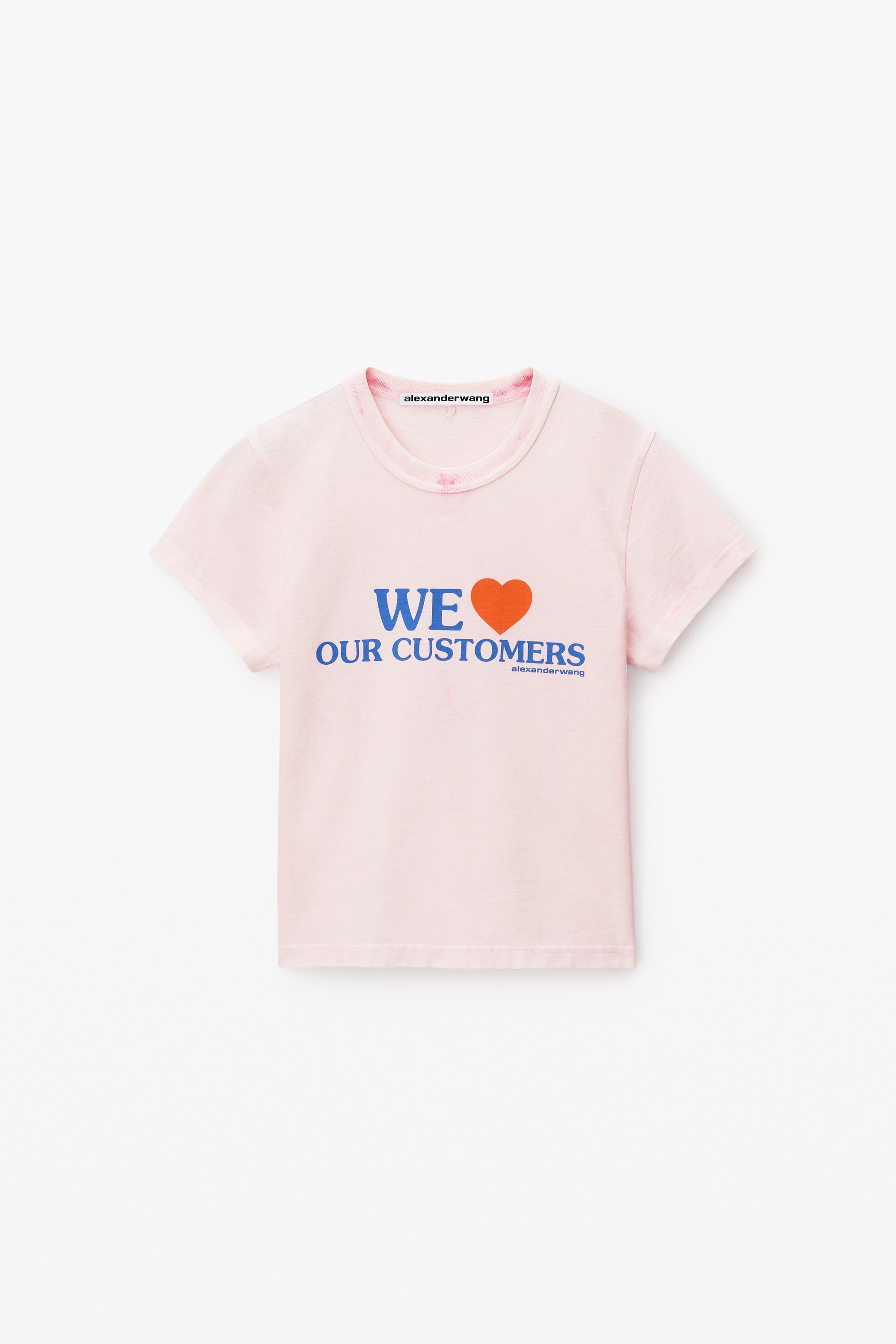 Love Our Customers Shrunken Tee Product Image