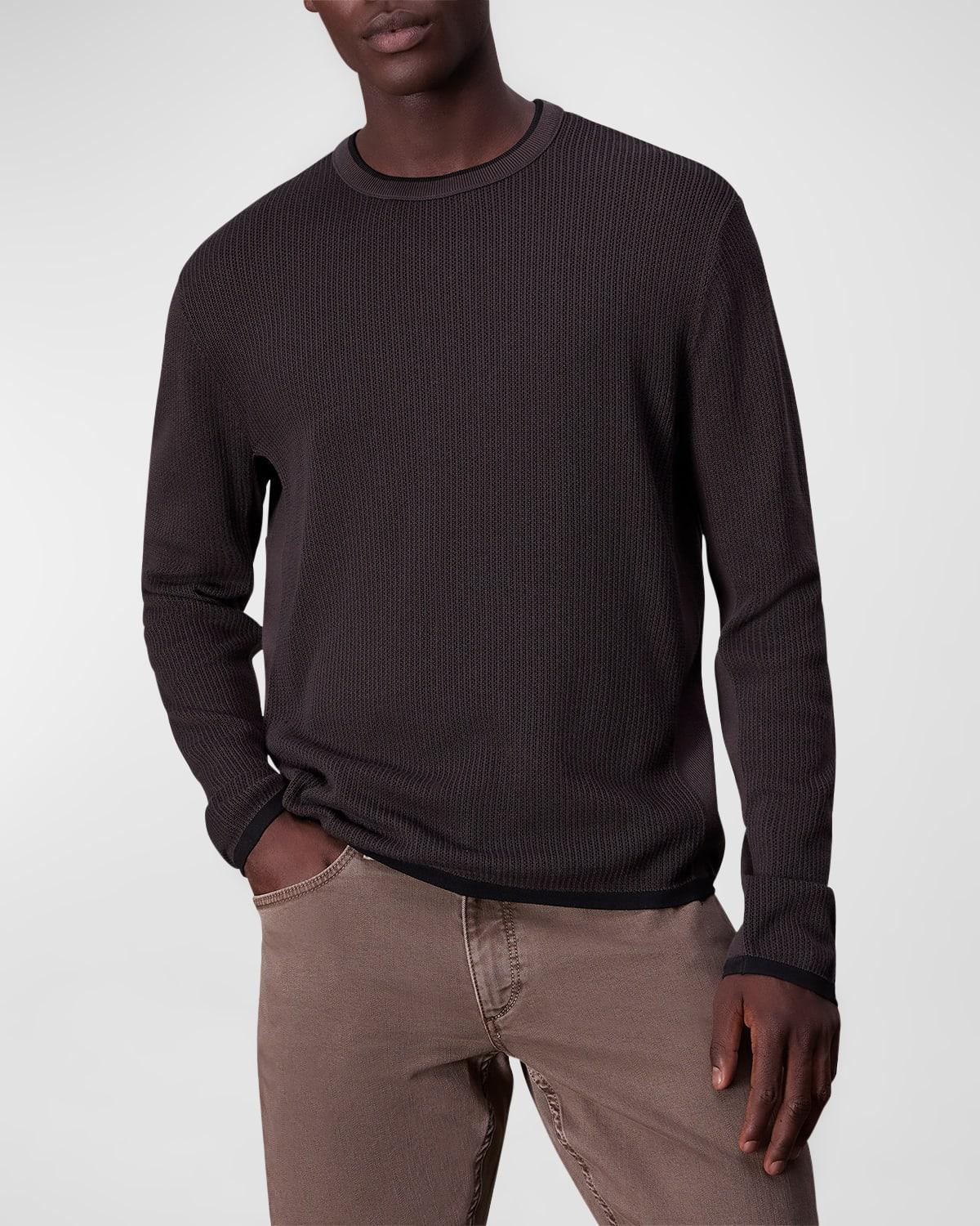 Mens Harvey Cotton-Blend Crewneck Sweater Product Image