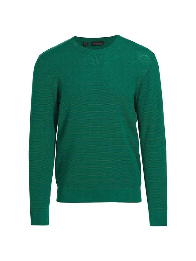 Mens COLLECTION Cotton-Blend Crewneck Sweater Product Image